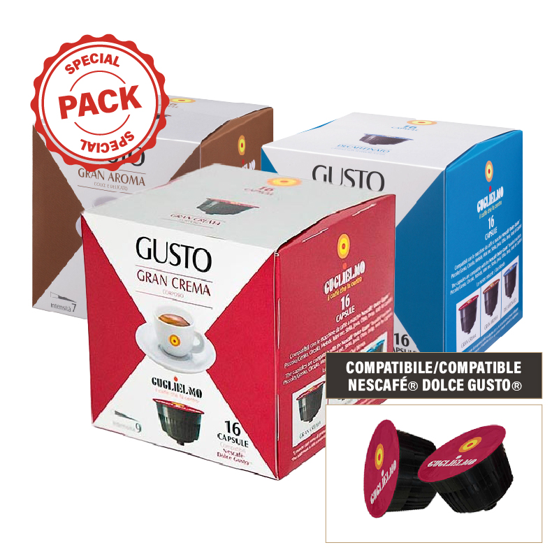 Gusto Tasting Pack Capsules 128 Pieces