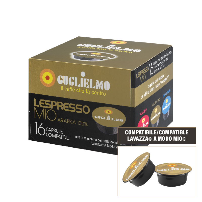 Capsule LespressoMio Arabica 100% 128 pezzi