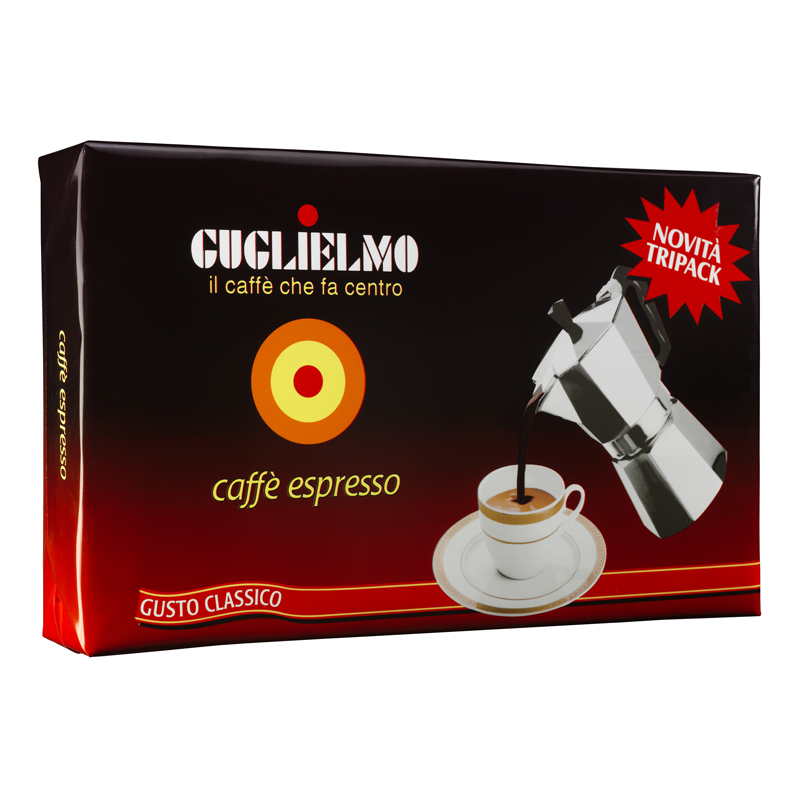 Espresso Classico Tripack 3 X 250 gr Ground (6kilos-8pieces)