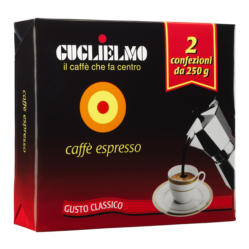 Espresso Classico Bipack 2 x 250 gr Ground (5Kilos-10Pieces)